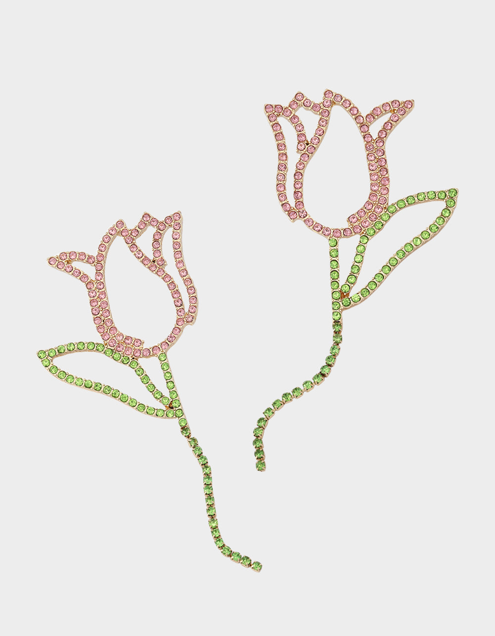 TULIP EARRINGS PINK - Image 3