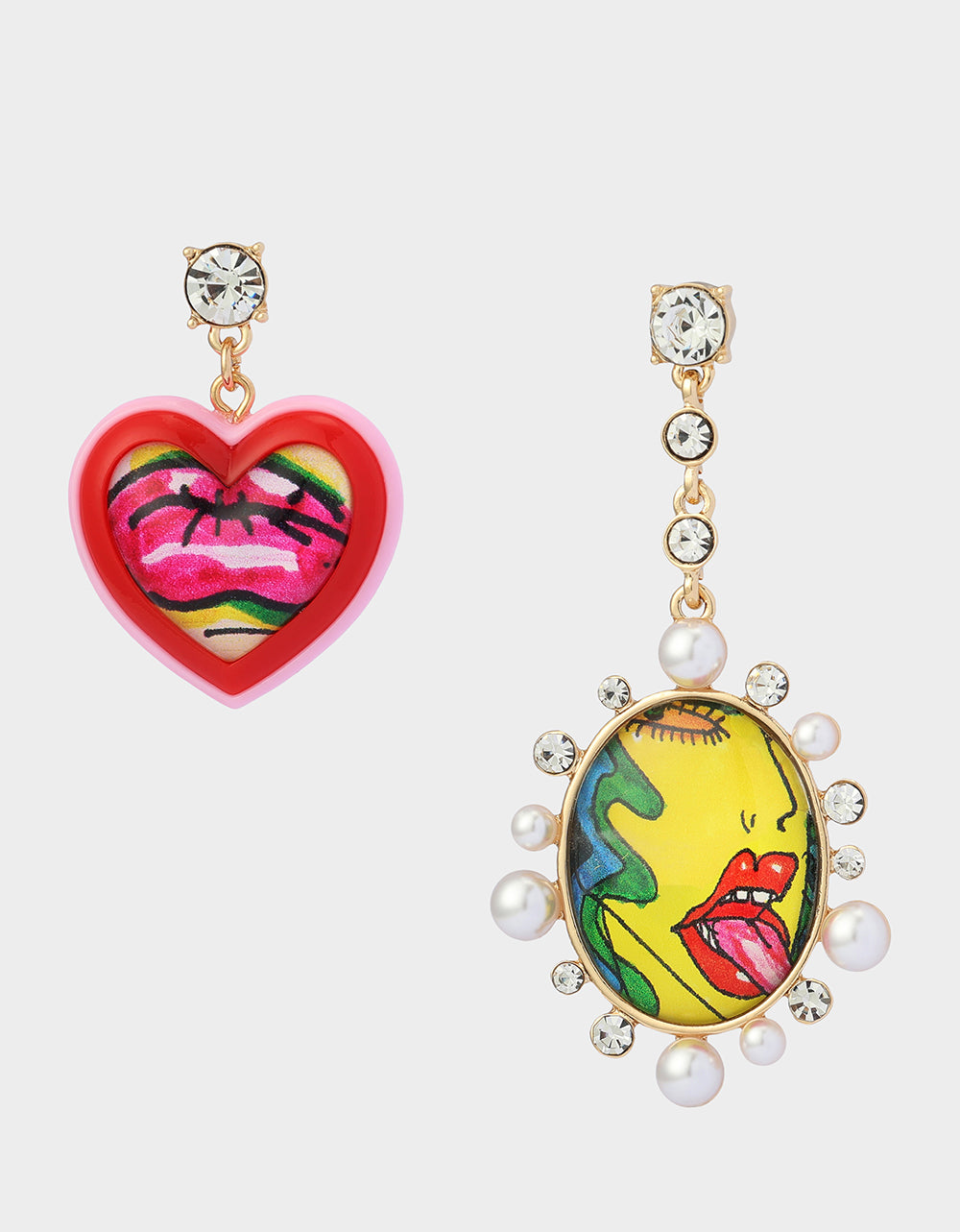 ART CAMPAIGN MISMATCH DROP EARRINGS