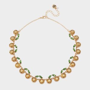 LEMON COLLAR NECKLACE YELLOW