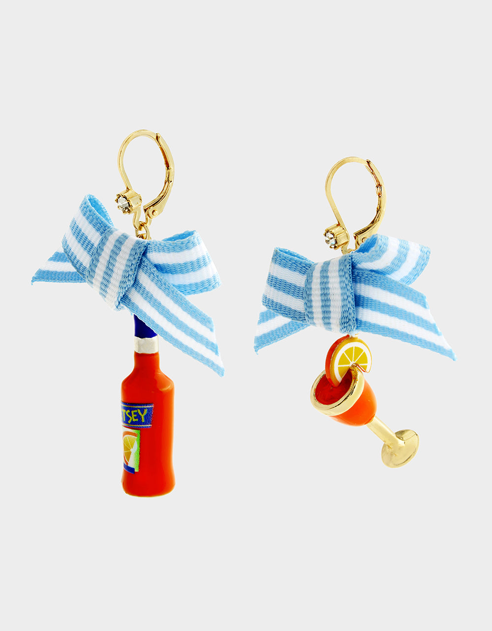 MISMATCH SPRITZ EARRINGS ORANGE - Image 2