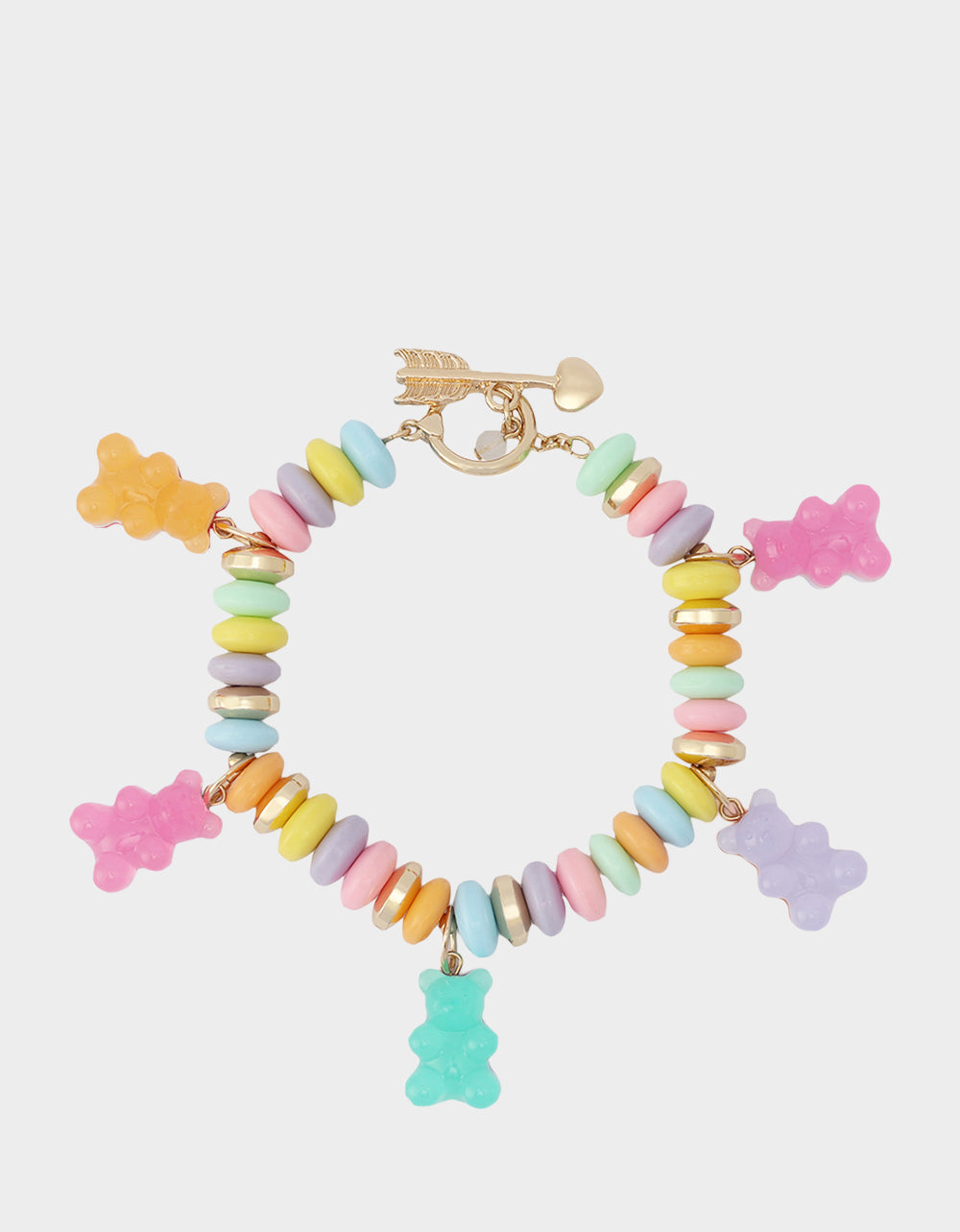 GUMMY BEAR CHARM FLEX BRACELET MULTI