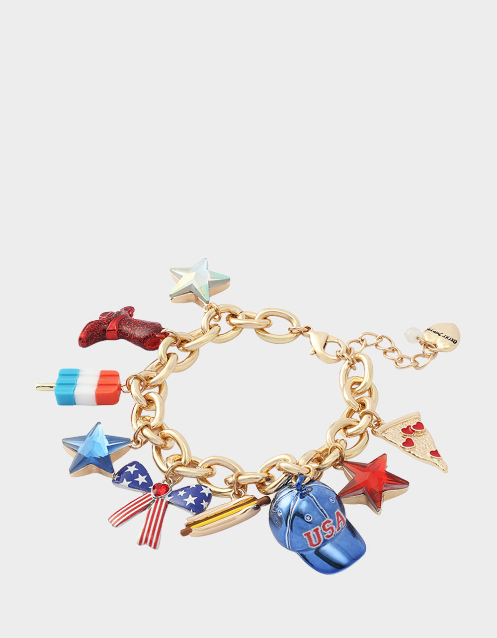 AMERICANA CHARM FLEX BRACELET RED - Image 3