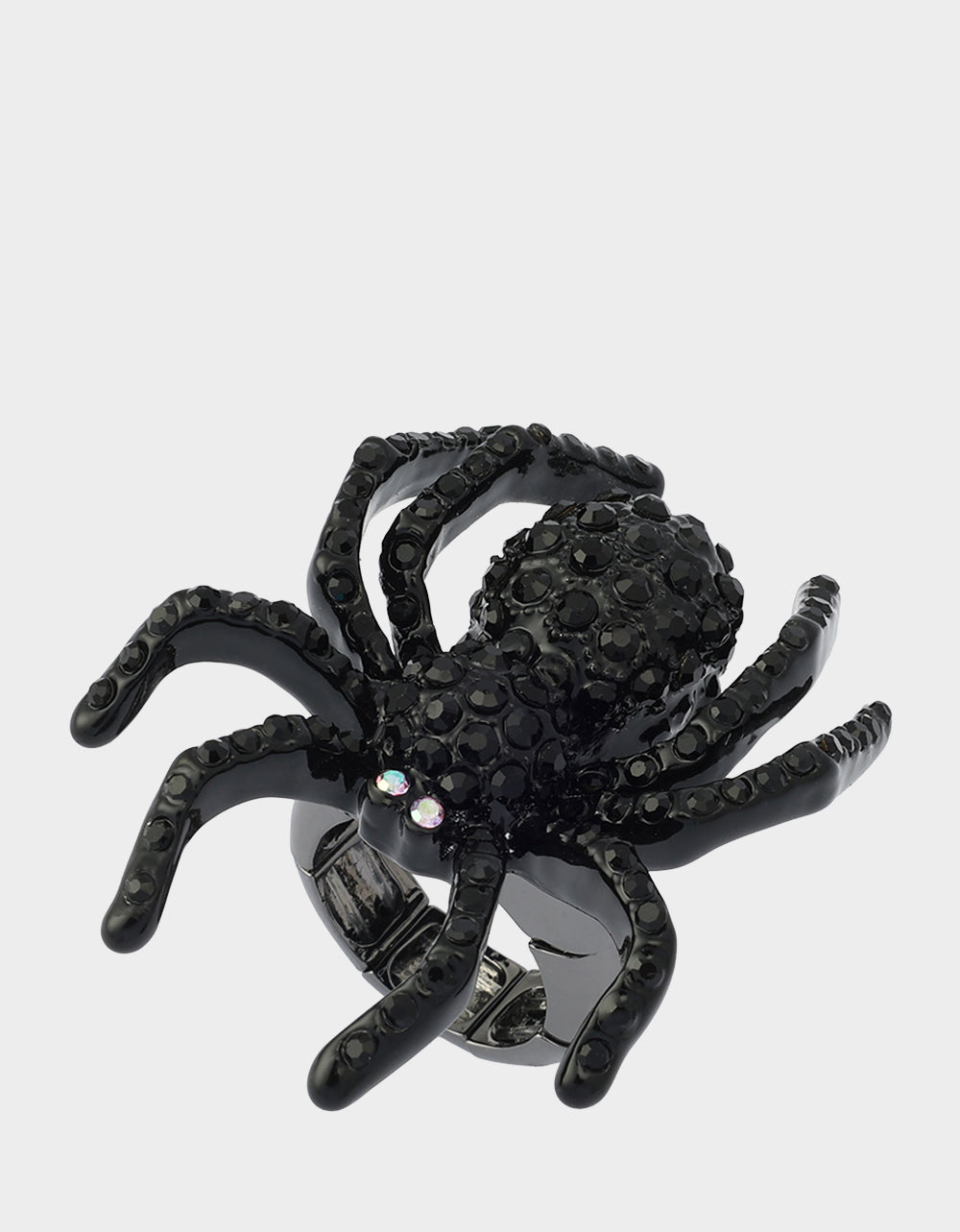 SPIDER COCKTAIL RING BLACK - Image 4