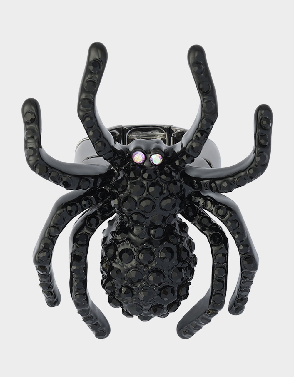 SPIDER COCKTAIL RING BLACK