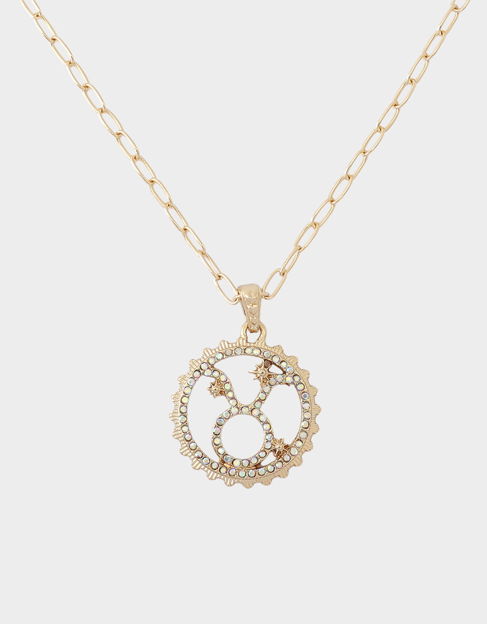 TAURUS CHARM PENDANT BROWN - Image 3