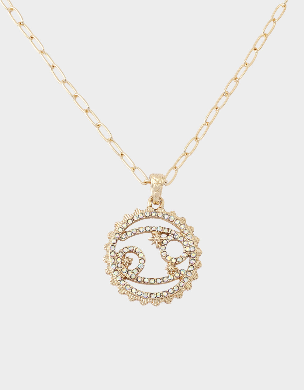 CANCER CHARM PENDANT CORAL - Image 3