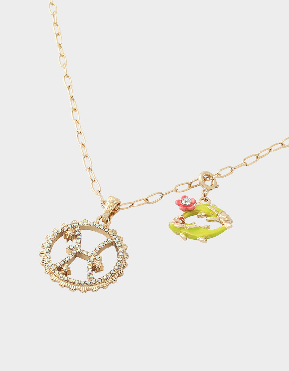 PISCES CHARM PENDANT YELLOW - Image 2