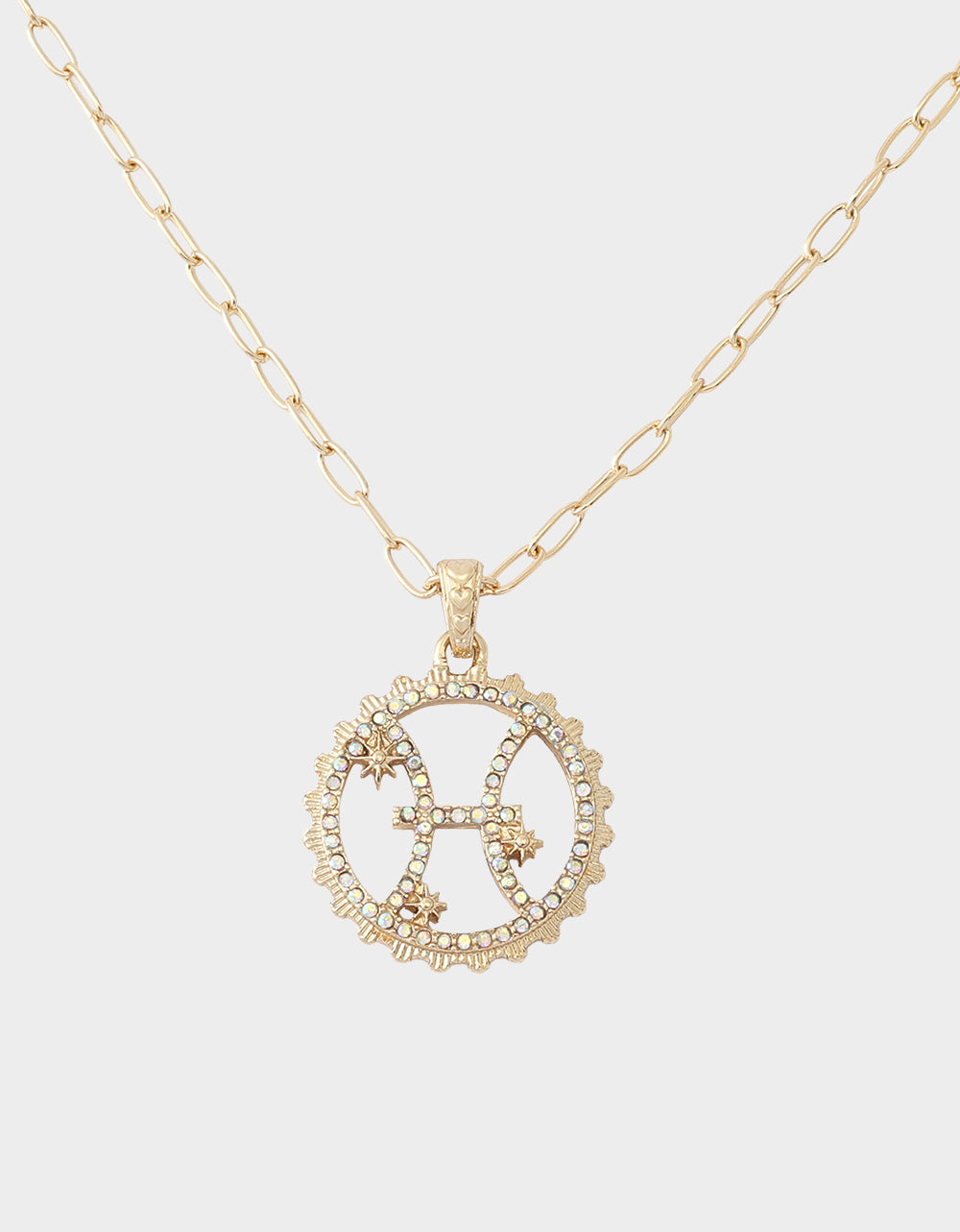 PISCES CHARM PENDANT YELLOW - Image 3