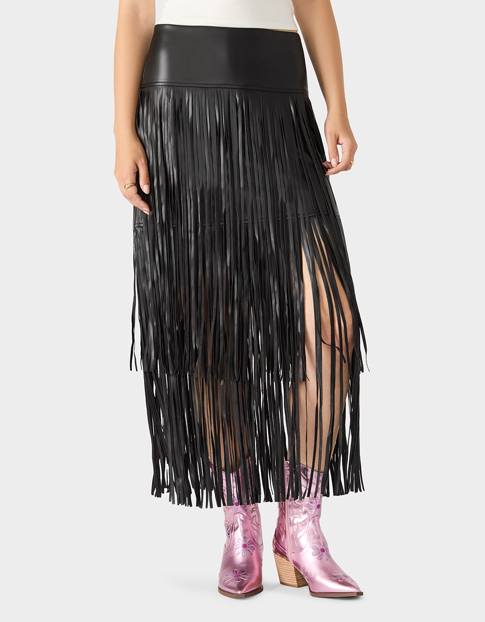 MIDNIGHT RODEO SKIRT BLACK - Image 3