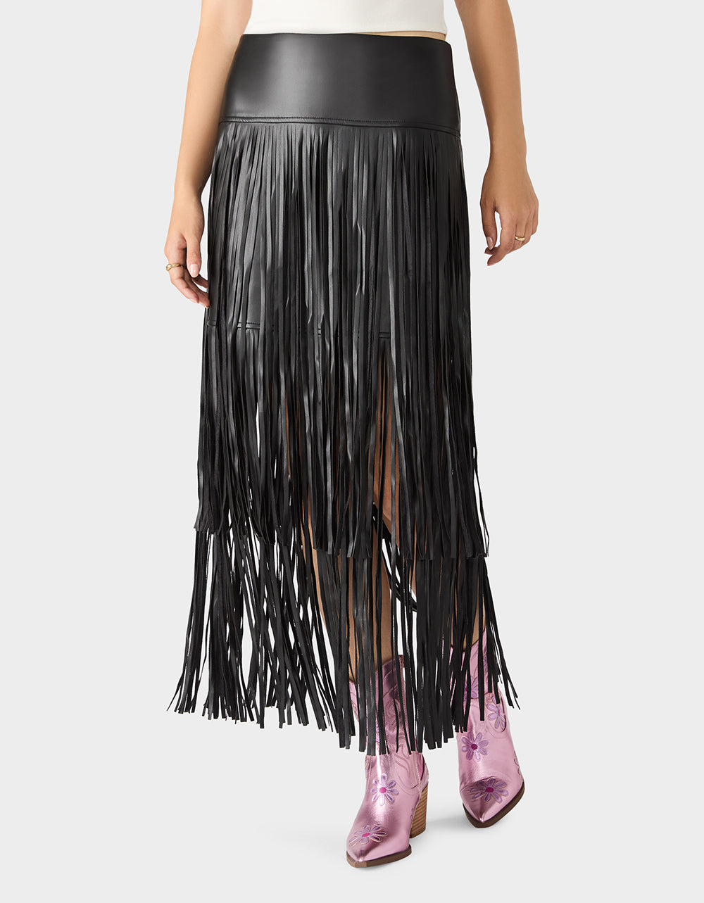 MIDNIGHT RODEO SKIRT BLACK - Image 6