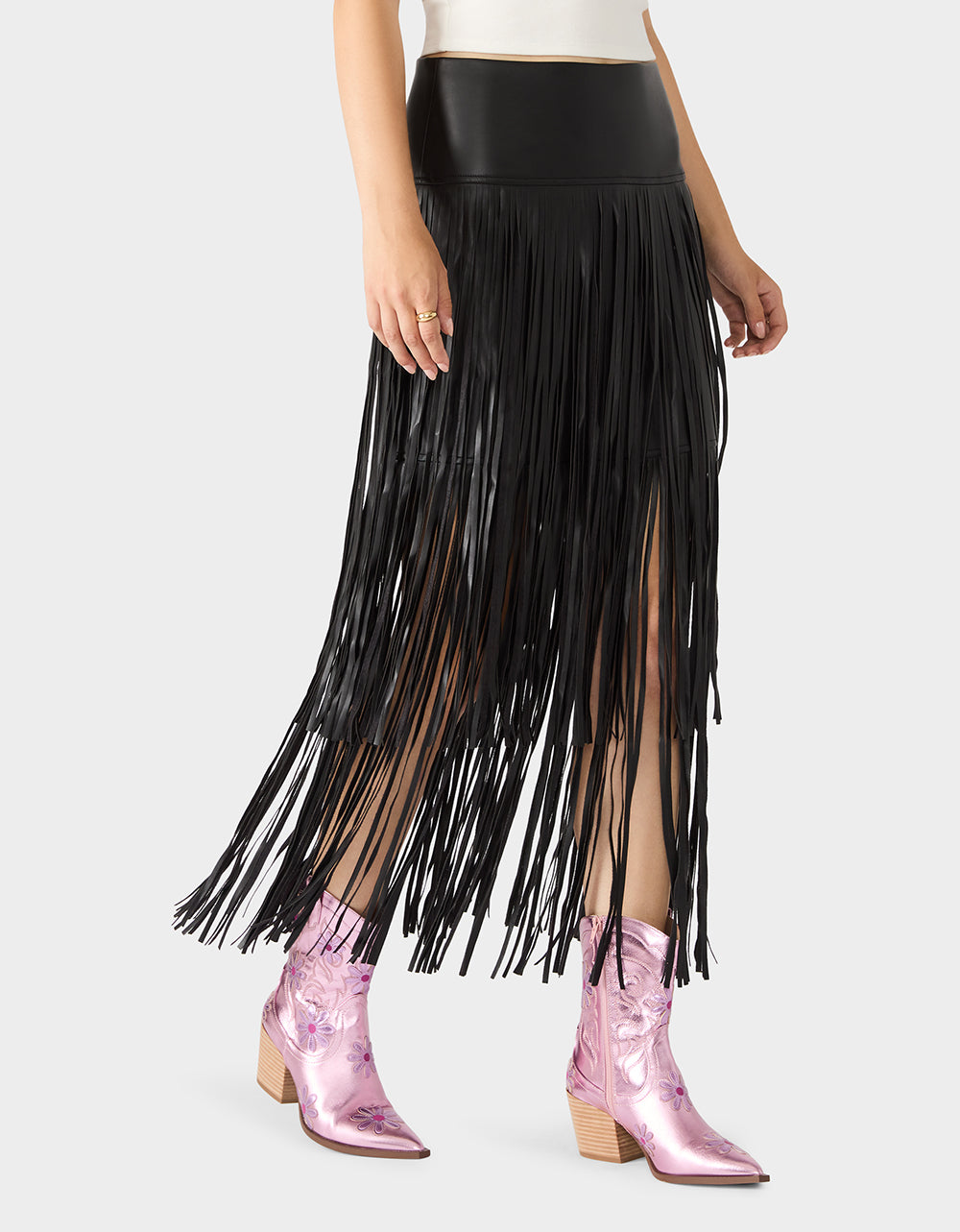 MIDNIGHT RODEO SKIRT BLACK - Image 5