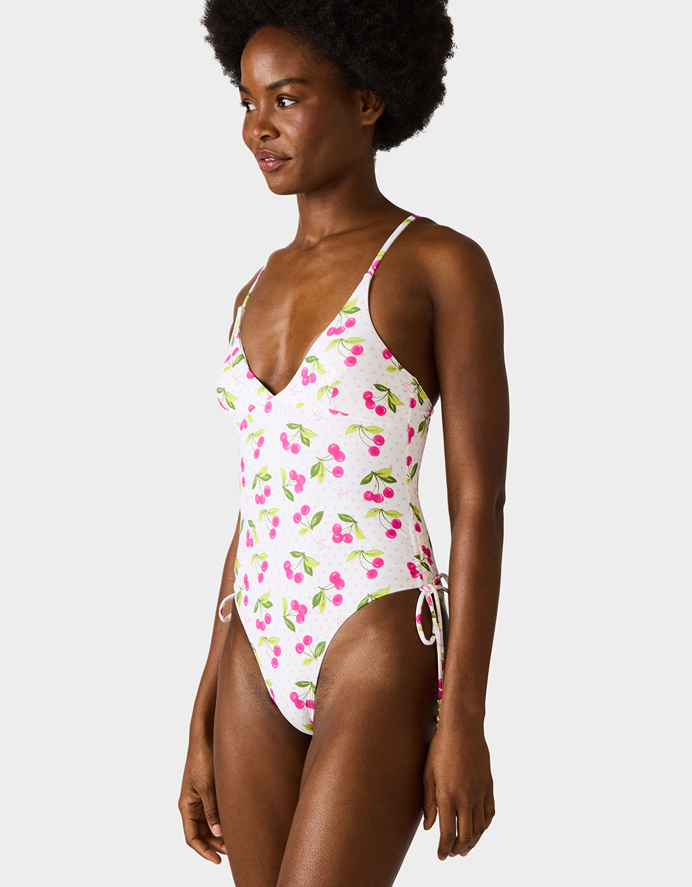 JUICY CHERRY ONE PIECE SWIMSUIT PINK MULTI - Image 5