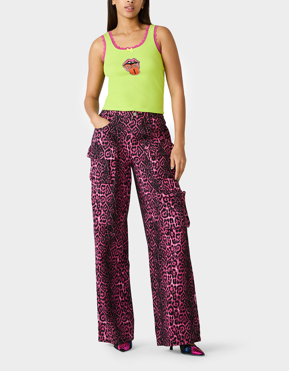 BETSEY ICON TANK TOP GREEN - Image 3