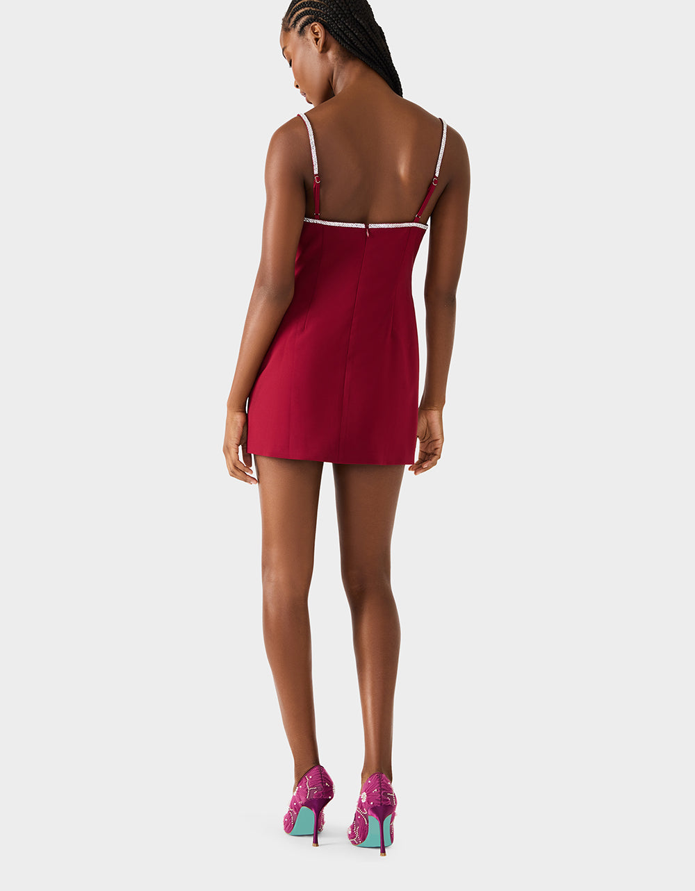 CRYSTAL SLIP DRESS WINE - Image 4