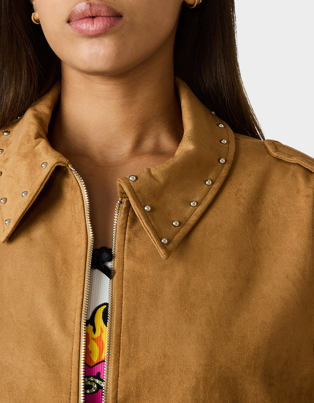 RODEO STUD JACKET CAMEL - Image 5