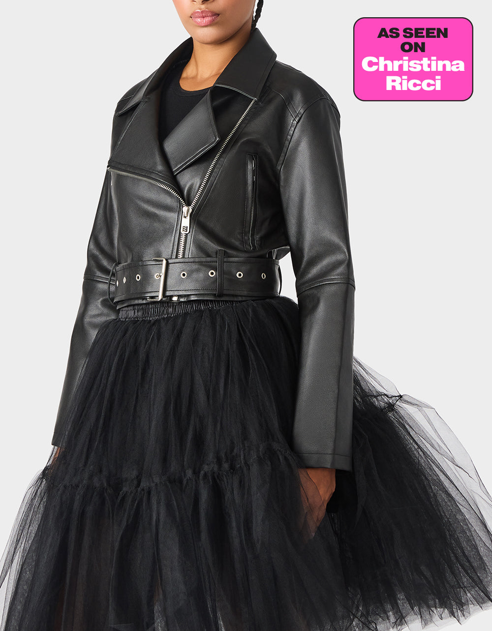 REBEL ROSE JACKET BLACK
