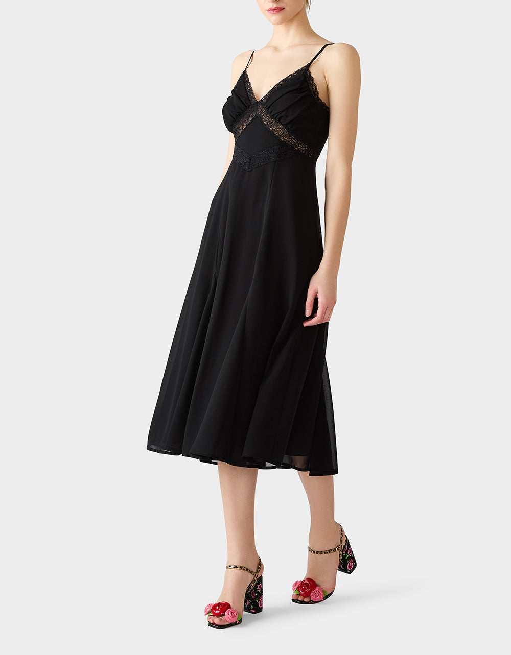 OBSIDIAN SLIP DRESS BLACK - Image 6