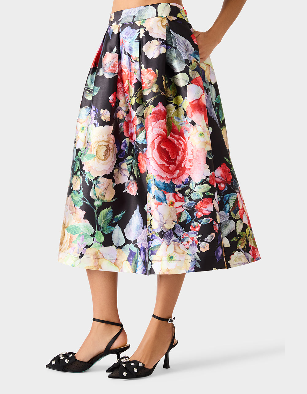 BOTANQUE SKIRT BLACK - Image 3