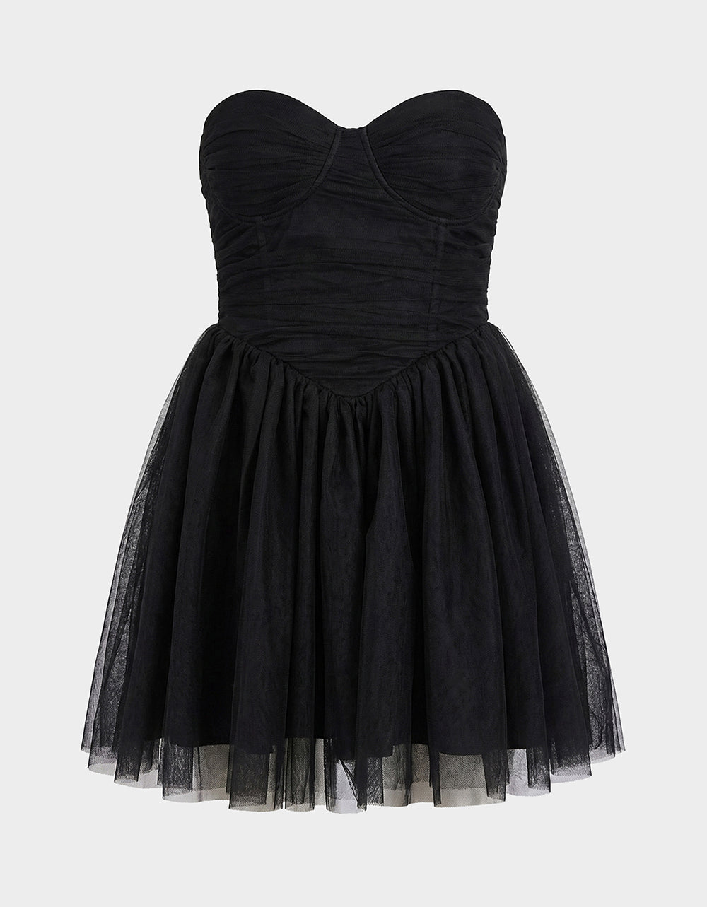 TULLE TWIRL DRESS BLACK - Image 2