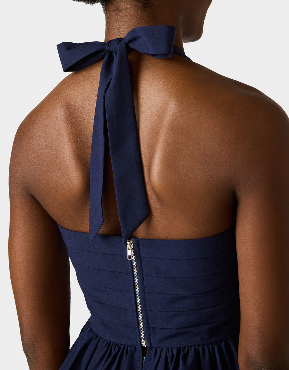 AHOY PEPLUM TOP NAVY - Image 6
