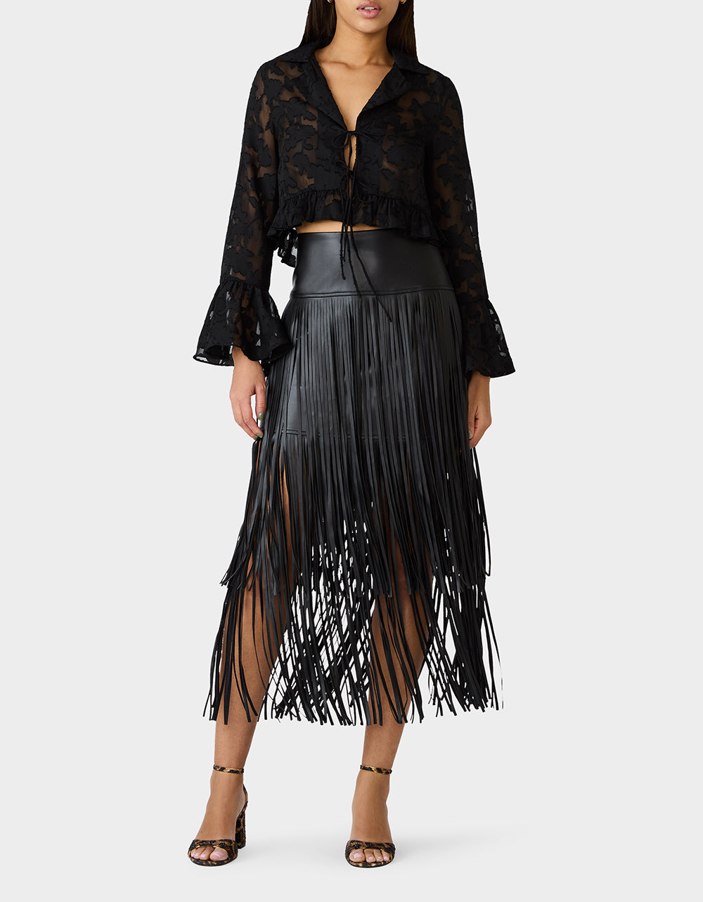 OPHELIA NOIR BLOUSE BLACK - Image 3