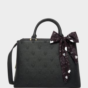 SKULLICIOUS SATCHEL BLACK