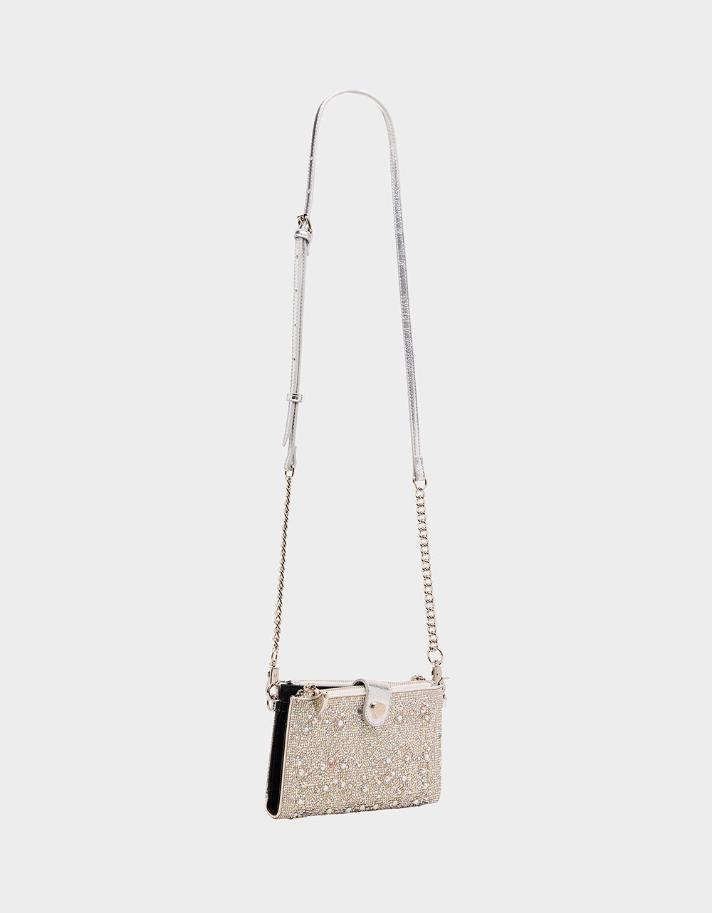 WALLET ON CHAIN PHONE HOLDER SILVER - Image 3