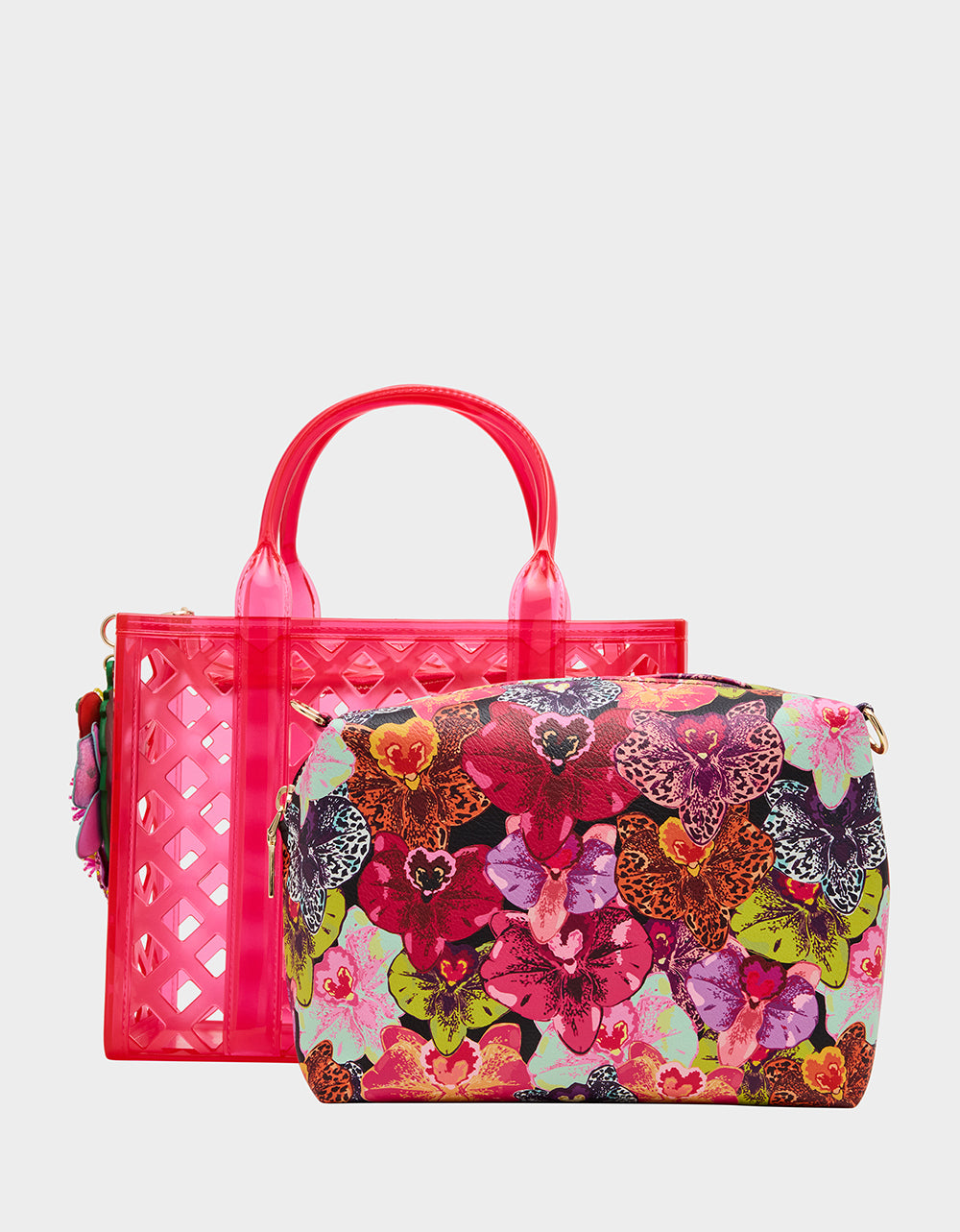 JAMMIN CLEAR SATCHEL PINK - Image 3