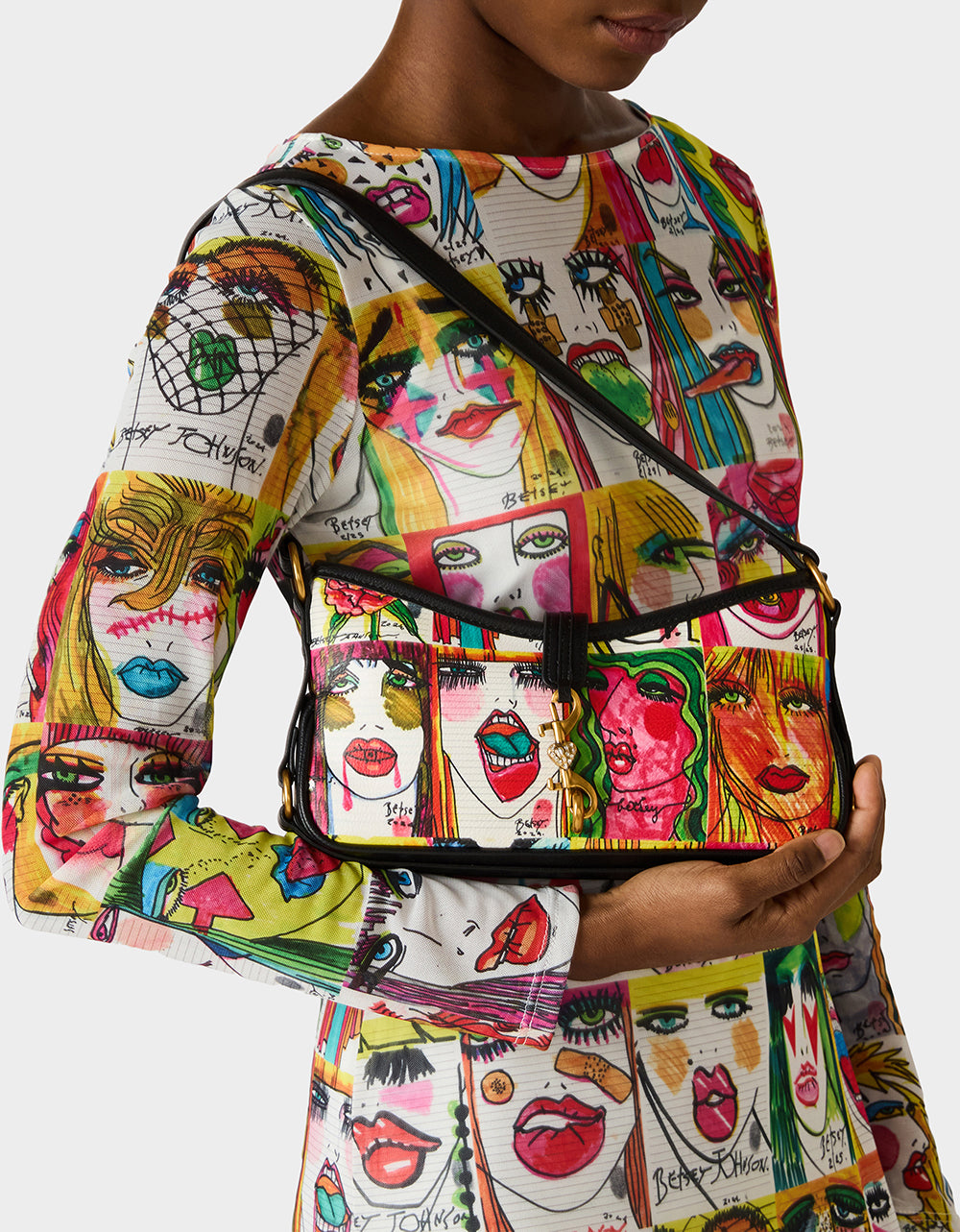 FACES SHOULDER BAG MULTI - Image 2