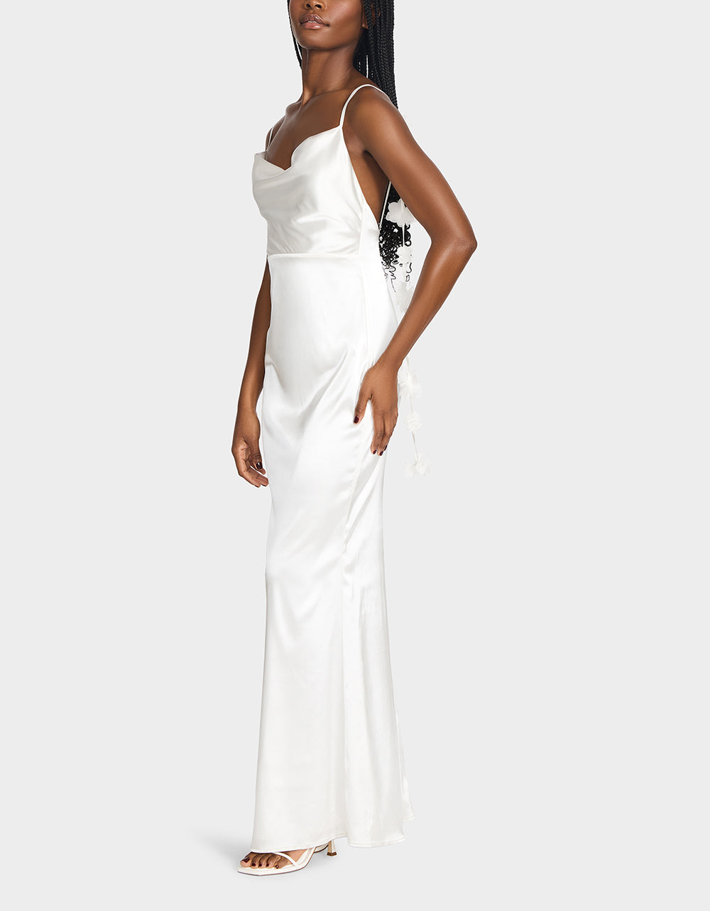 THREAD OF ROSES DRESS WHITE - Image 6