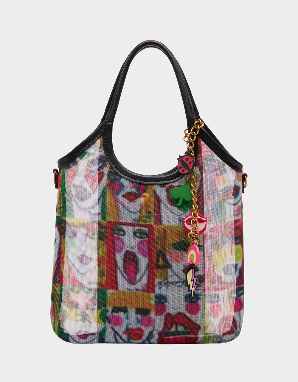 FACES MINI MESH BAG MULTI
