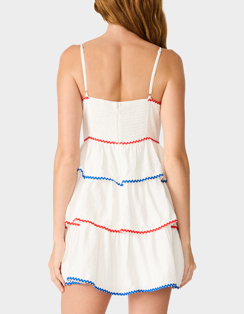 RED WHITE & TWIRL DRESS - Image 4