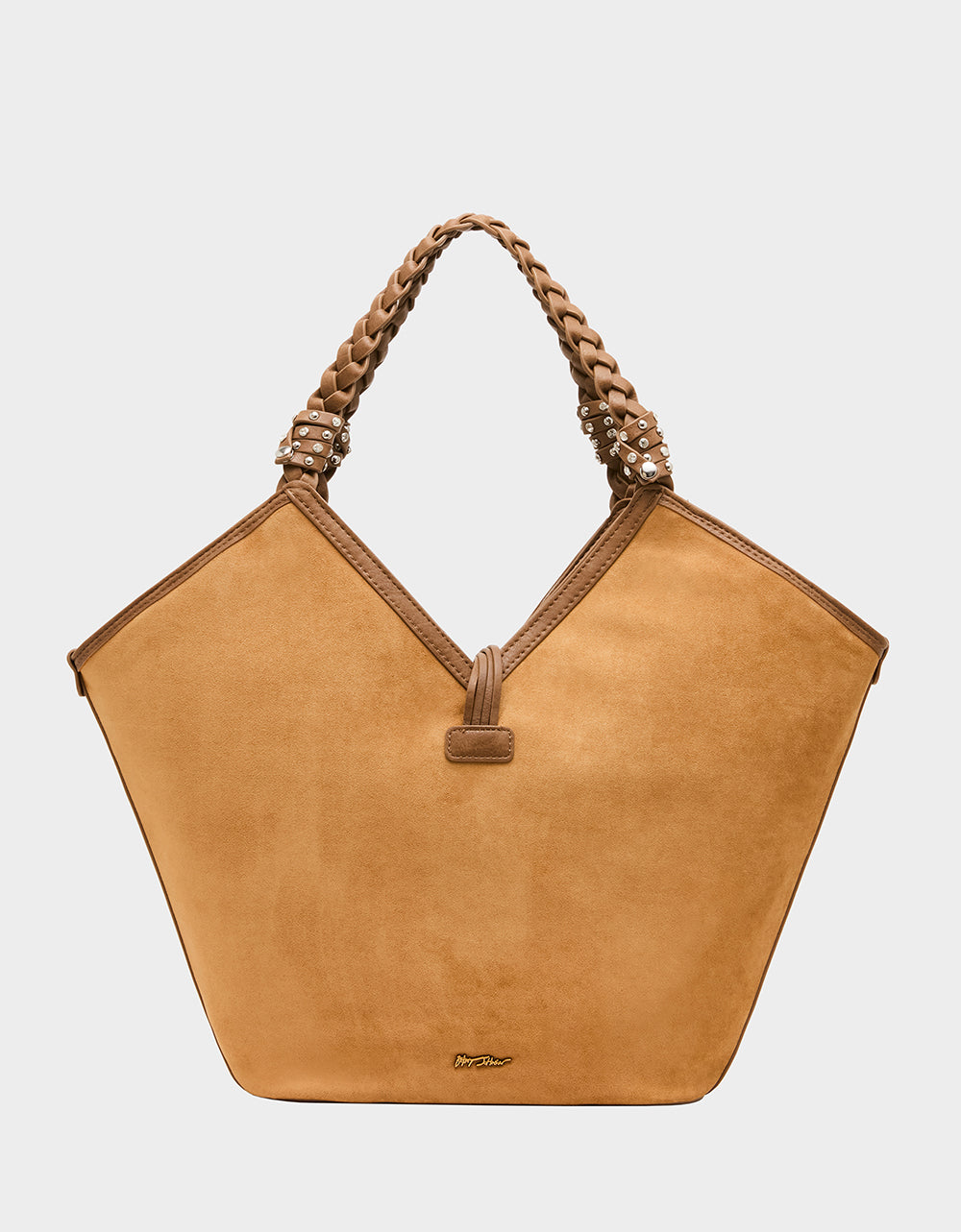 SUEDE TULIP TOTE TAN - Image 5
