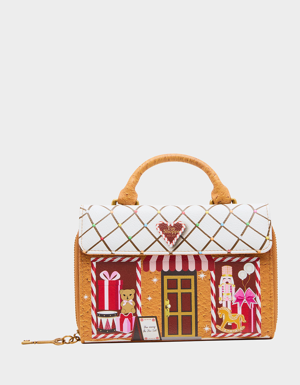 TREAT ME RIGHT WALLET ON CHAIN BROWN