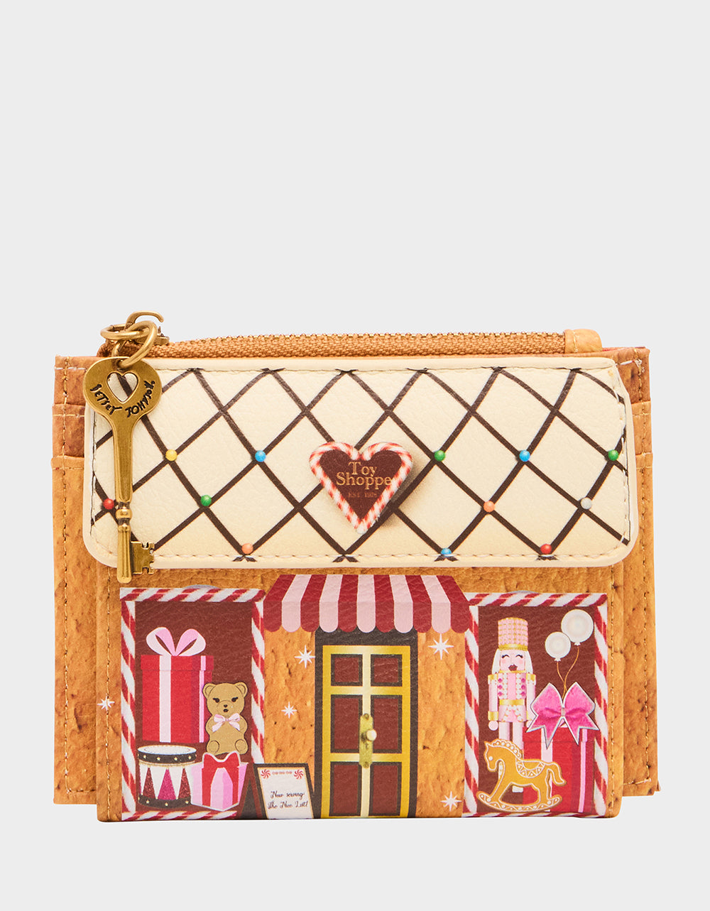 TREAT ME RIGHT WALLET BROWN