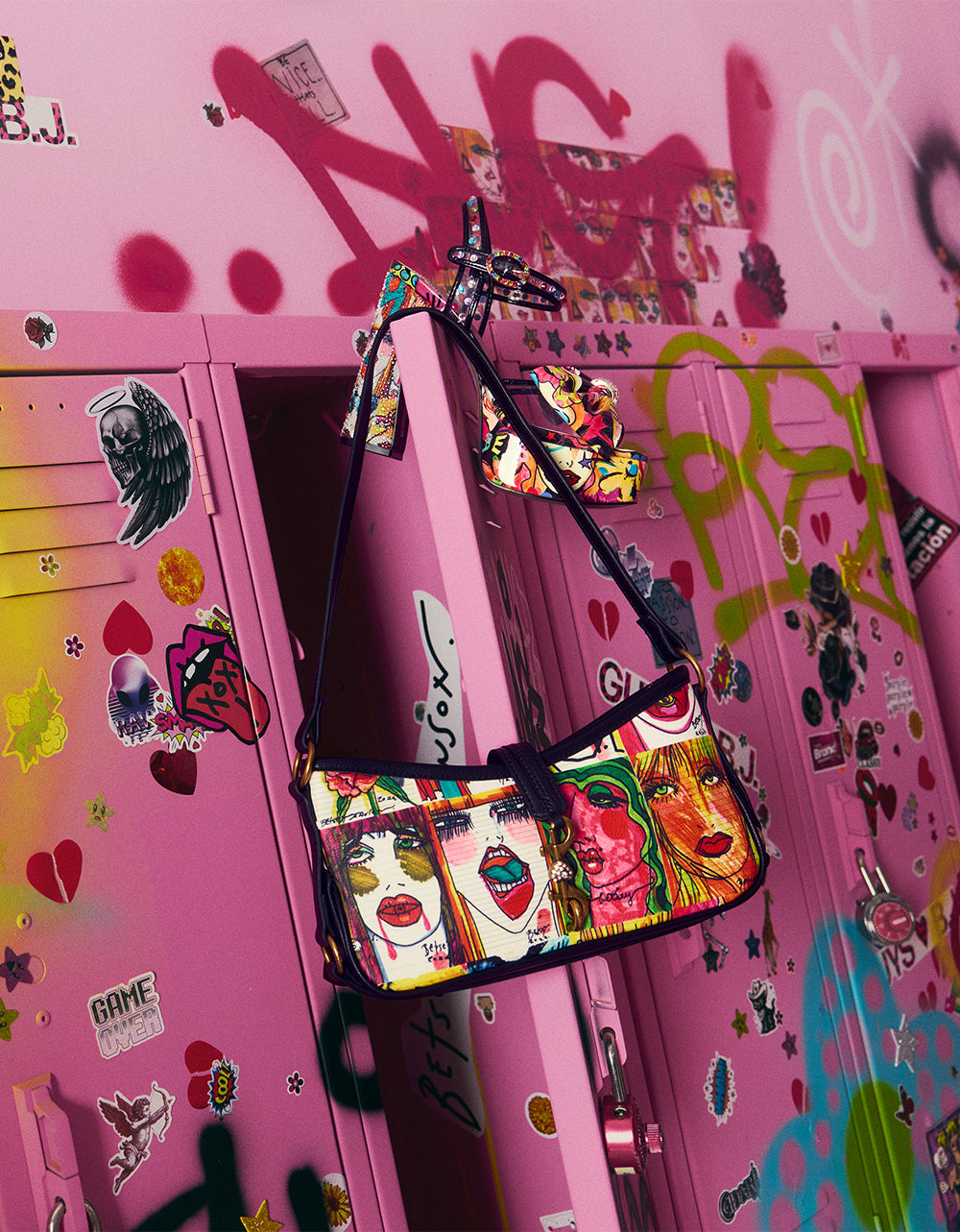 FACES SHOULDER BAG MULTI - Image 10
