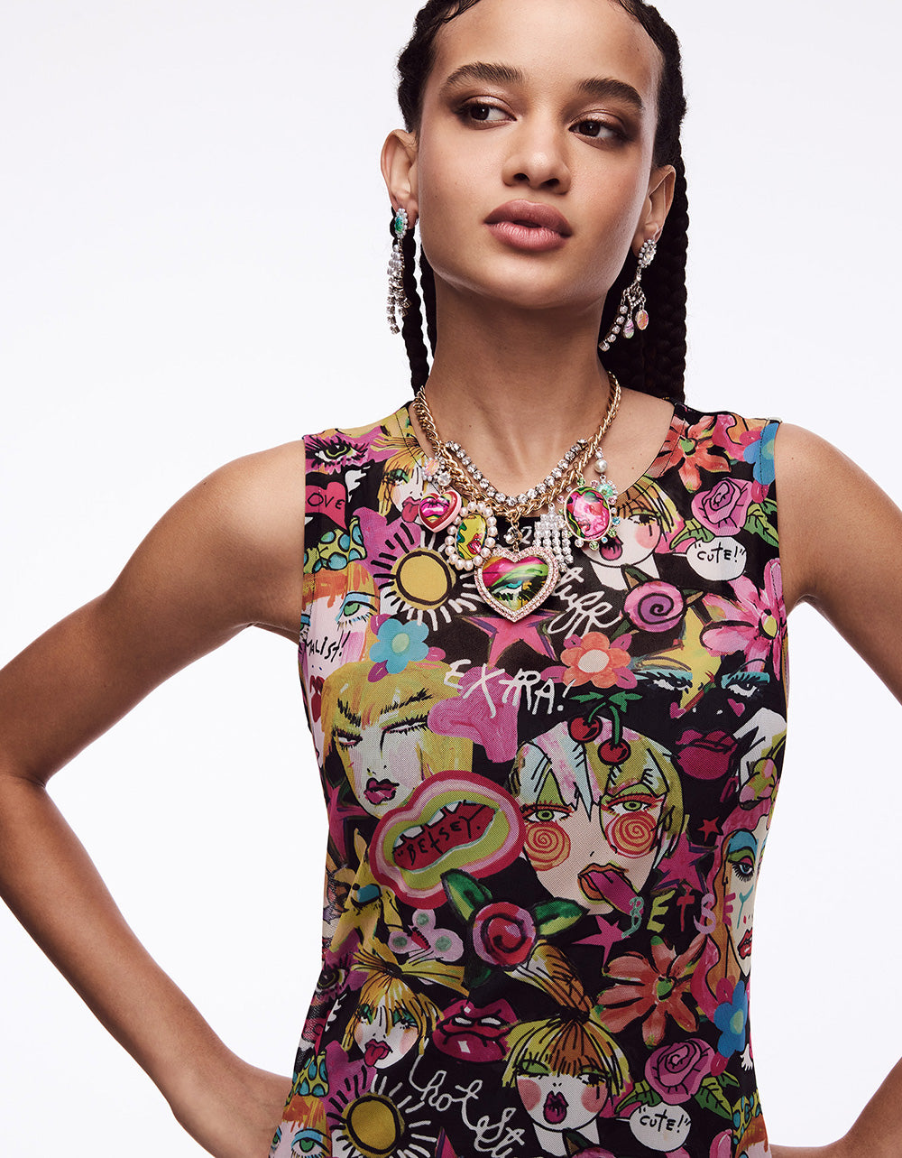 ART CAMPAIGN CHANDELIER MISMATCH EARRINGS - Image 6