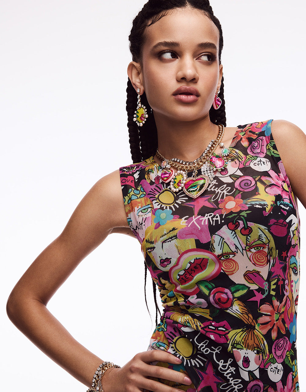 ART CAMPAIGN MISMATCH DROP EARRINGS - Image 8