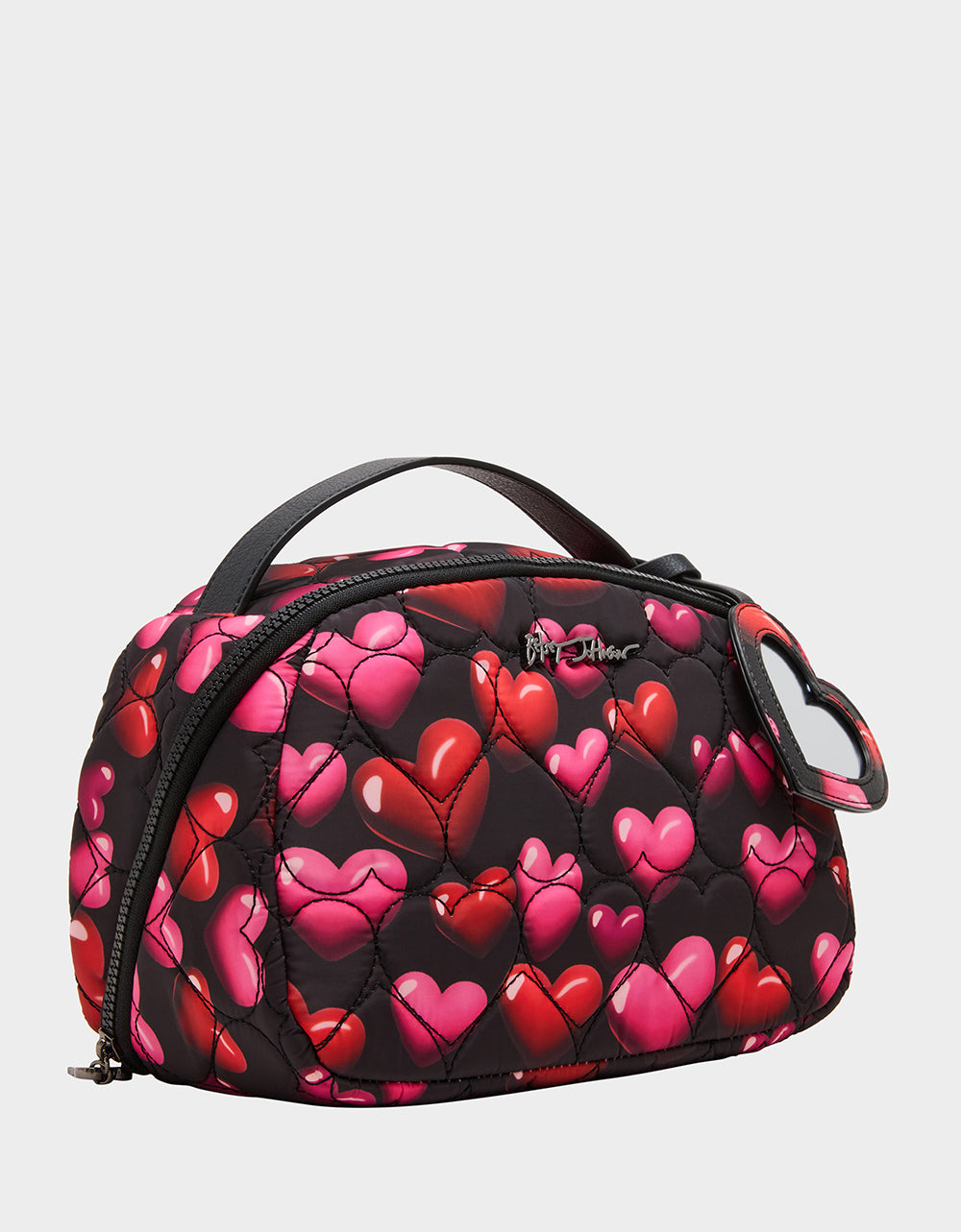 LOAF COSMETIC CASE WITH MIRROR BLACK/MULTI - Image 2